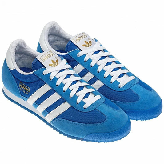 10 x adidas Originals Mens Dragon Trainers Royal Blue / White (G50922) rrp£90.00 - Only £35.99 each adidas