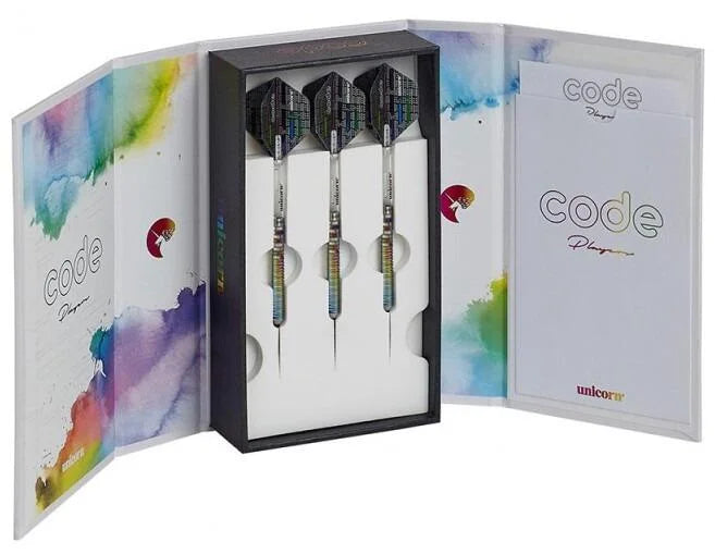 Unicorn 21G Chris "Hollywood" Dobey Code 90% Tungsten Steel Tipped Darts Set rrp £125.00 - Only £33.99 each !! Unicorn