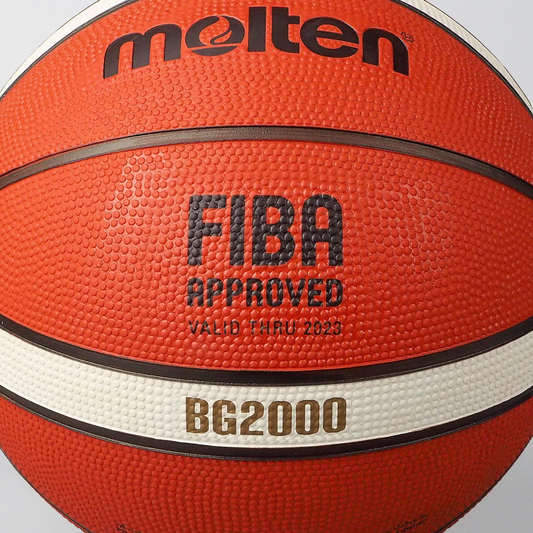 Molten B6G2000-LBX BBL/WBBL Official Game Basketball – FIBA Approved Size 6 (29.5") – Premium Composite Leather – Indoor/Outdoor Use