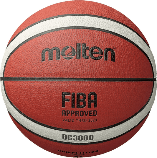 Molten B6G3800-IRX FIBA Official Game Basketball – Size 6 (29.5") Irish Edition – Premium Composite Leather – Match Standard for Pro & Amateur Play